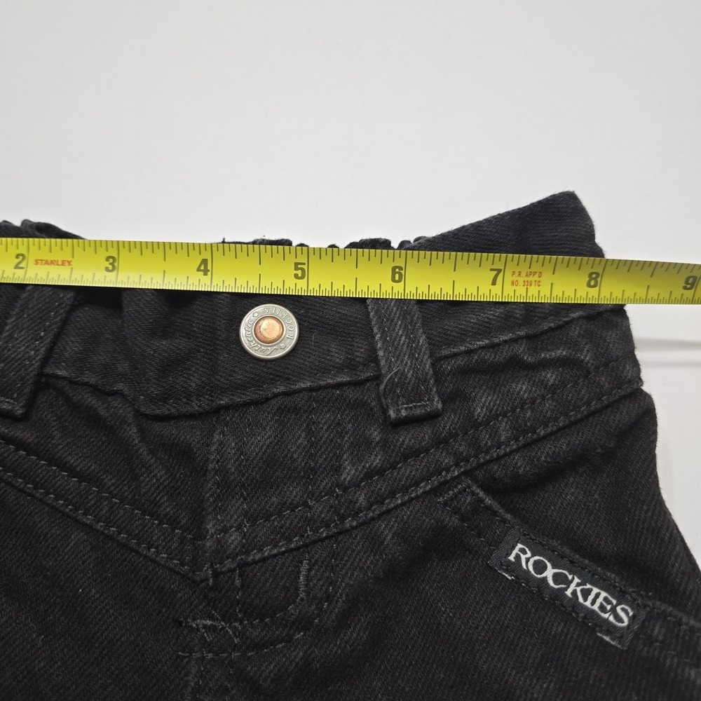 Authentic Rockies Jeanswear Kids Rare Black 12 Vintage Western - Picture 9 of 10